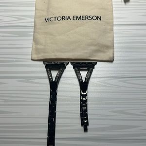 *NEW* Victoria Emerson Black Apple Watch Band